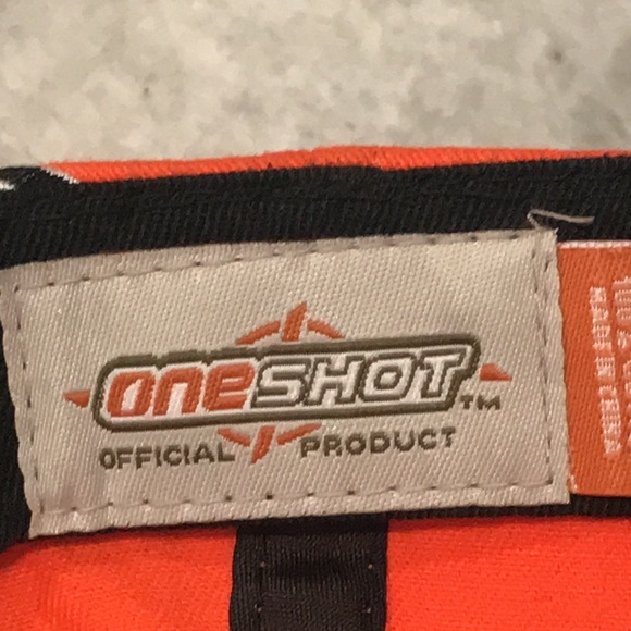 Roughneck Oilman One Shot Cap Black Orange Dad Hat Baseball Embroidered Oil Well - Picture 9 of 10